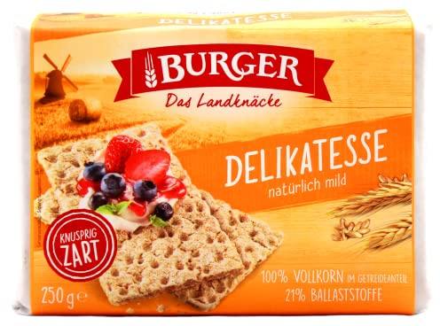 Burger Knäckebrot Delikatesse natürlich mild, 12er Pack (12 x 250g)
