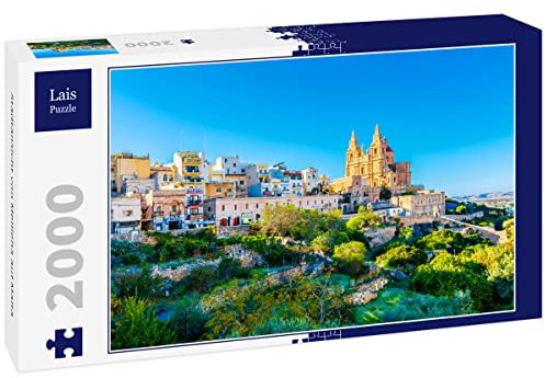 Lais Puzzle Stadtansicht von Mellieha auf Malta 2000 Teile