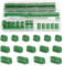 YIXISI 100 Pezzi PCB Morsetto, 5mm 2 Pin / 3 Pin / 4 Pin PCB Morsettiera a Vite, per Arduino DIY Project (85 x 2 pin, 10 x 3 pin, 5 x 4 pin, Verde)