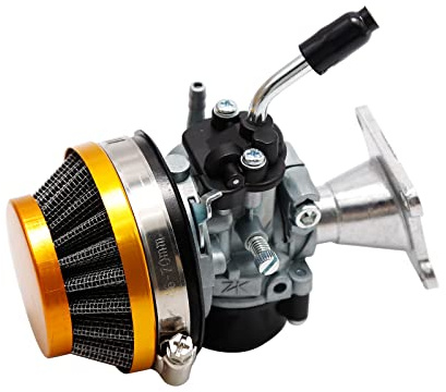 Kit di guarnizioni di aspirazione filtro aria carburatore a 2 tempi, ricambio per Pocket Bike ATV da 47 cc 49 cc (giallo-47 cc 49 cc)