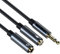 MMOBIEL Divisor de Auriculares 3.5mm - Adaptador de Micrófono y Audio - Divisor Aux - 3.5mm 2 Hembras (Estéreo y Micrófono) a 1 Macho - para Teléfono, Portátil, Tablet, Auriculares, etc. 30cm