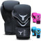 Mytra Fusion Boxhandschuhe 10oz 12oz 14oz 16oz MMA Box Handschuhe für das Training Punching Sparring Muay Thai Boxhandschuhe männer and Damen Kickbox Handschuhe (Black/Grey, 12-oz)