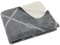 ZOLLNER Kuscheldecke flauschig in 150x200 cm - kuschelige und weiche Sofadecke in grau - waschbar bis 40°C - atmungsaktives Mischgewebe - Hotelwäschequalität - Oeko Tex® Zertifiziert