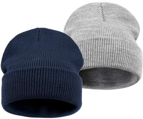 DRESHOW Kleinkind Beanie Kinder Wintermützen Kinder Weich Stricken Unisex-Mütze für Baby Jungen Mädchen Warm Mütze Mützen für 6-36 Monate