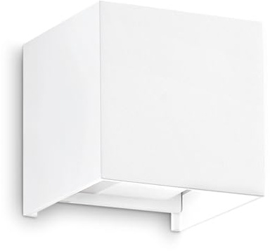 Ideal Lux ATOM Integrierte LED-Außen-Up-Down-Wandleuchte mit 2 Lichtern, Weiß, 1050 lm, 3000 K, IP54