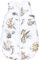 TupTam Schlafsack Baby - Wärmender Ganzjahresschlafsack 2.5 TOG, OEKO-TEX, Ärmellos, Farbe: Löwe/Blätter/Beige, Größe: 104-110