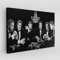 Leinwand Pop Art Graffiti Gentleman James Bond Film Wand Abstrakt Wandbilder Wohnzimmer Schlafzimmer Büro Wanddekoration Deko XXL günstig (Leinwand, 80x60 cm)