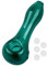 NETONDA Glaspfeife mit 7 Kickloch dicke kleine Glass Pipe handgemachte Mini Pfeife hitzebeständige Glas Pfeife tragbare geruchlose Glas Pipe wunderschönes Geschenk für Vater Ehemann und Sammler