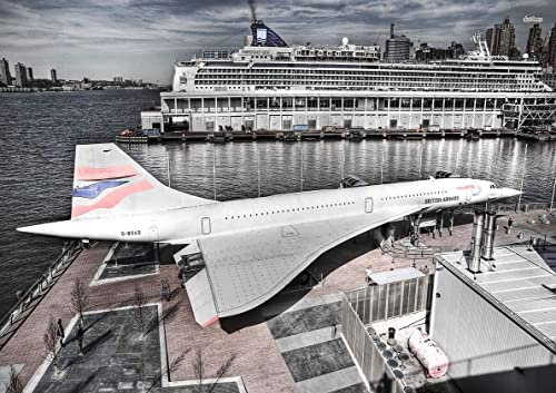 YIFANF Bild Auf Leinwand 40 * 60cm Senza Cornice Concorde British Airways pittura Poster su tela Stampe arte murale Immagine
