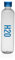 Versa Botella H2O de Estilo Contemporáneo, Medidas(Al x L x An) 29 x 9 x 9 cm, Plástico, Color Azul