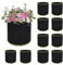 XQMMGO Lot de 10 sacs de plantation en tissu non tissé, pour la culture des légumes, des herbes aromatiques, du balcon, du jardin