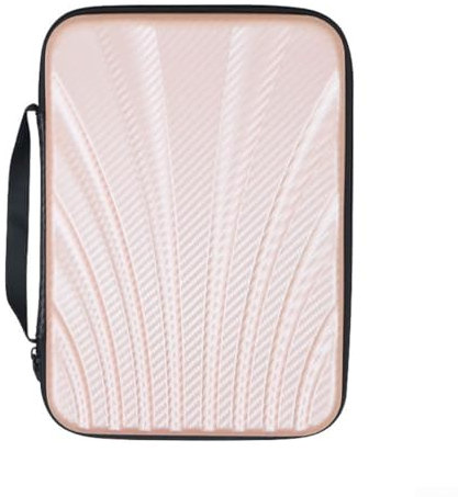 PETSTIBLE Aufbewahrungstasche für Tischtennisschläger, Hartschalen-EVA-Hülle, wasserdicht und staubdicht, hält 2 Schläger oder 1 Schläger + 2 Bälle, elastisches Band innen, leicht zu tragen