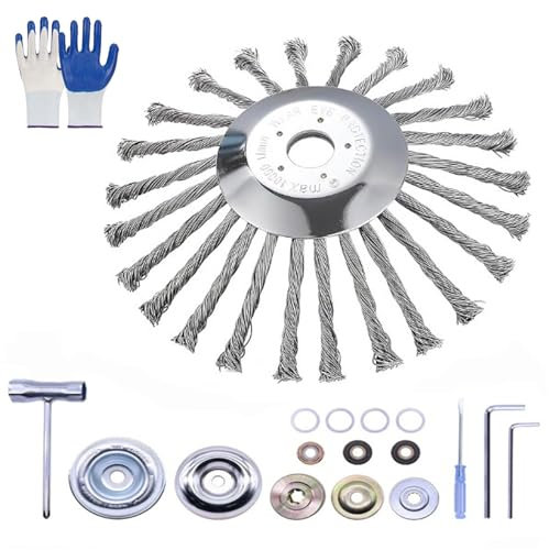 TêTe De Coupe Ultracut, Accessoires Pour DéSherbeurs, TêTe De Coupe éLectrique, TêTe De Coupe-Herbe à Brosse En Fil D'Acier, Lame De Coupe-Herbe En MéTal De 6/8 Pouces(10IN)