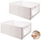 2 Stück Faltbare Aufbewahrungsbox, 41*28*17cm Aufbewahrungsbox aus Stoff, Aufbewahrungsboxen Stoff, Stoffboxen Aufbewahrung, Aufbewahrungsbox Faltbar, Ordnungsboxen Kleiderschrank für Kleidung, Bücher