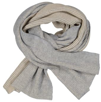 emilio adani Herren Herren Schal uni, Beige, 38116, Beige in Größe 111