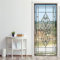 FLFK 3D Stained Glass Door Sticker Peel and Stick 85x215cm,Self-Adhesive Door Wraps Murals Wallpaper Waterproof PVC Door Decal for Bedroom Decor(2Pcs/Set)