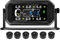Reifendruckkontrollsystem, TPMS 6 Rad Modi, 8 /15 BAR, 116/217 PSI Max, mit 6 Externen Kupfer Reifendrucksensor, Vertikal/Hängend Montierbar, Solar USB Aufladung, für Busse, Wohnmobile, LKW (0-8 BAR)