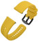Anbeer Bracelets de Montres en Silicone pour Femme Homme, 22mm Bracelets de Montre en Caoutchouc à Déclenchement Rapide,Jaune