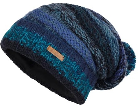 McRon Beanie Wollmütze mit Bommel Modell Pedro