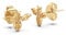 The Princess 14K Gold-Plated Titanium Honey Bee Stud Earrings – Limited Edition, Dainty Bee Earrings for Women, Gold Bee Jewelry, Nature-Inspired Gift for Bee Lovers