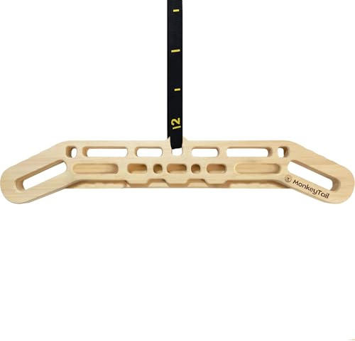 MonkeyTail Climbing Board, Hangboard für Fingertraining, Grip Hangboard, Bouldering Equipment für alle Klettertrainer
