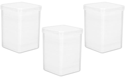 IMIKEYA 600Pcs Eyelash Glue Cleaning Cloths Cotton Wipes for Glue Bottle Mouth Professional Eyelash Wipers Suitable for Extension Application