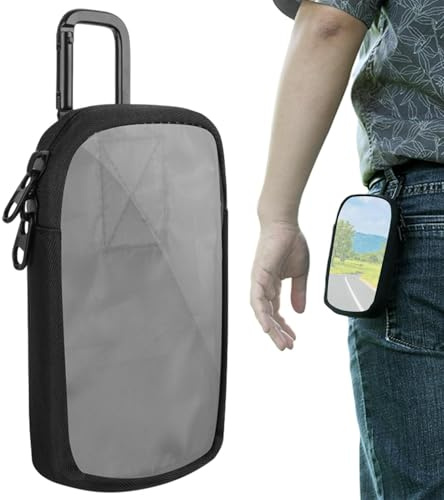 Tragetasche für MP3-Player – 12,7 cm (5 Zoll) Medien-Hülle, Sichtfenster, kompakte MP4-Aufbewahrungstasche für Kopfhörer, USB-Laufwerk, Speicherkarte, Reise-Schutz, USB