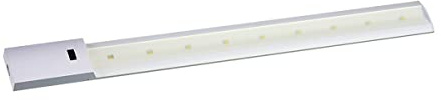 EDM® LED Näherungssensorstreifen 7W 480lm, kühles Licht 6500K, IP20, 110° Winkel, 25000h Lebensdauer, 220-240V, 43.9x5.5cm, inkl. Halterungen, ideal für Küchenmöbel und Schränke