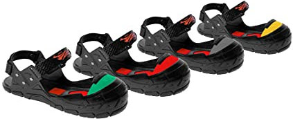 Tiger-Grip VISITOR INTEGRAL Sicherheits-Überschuh, schwarz, small (34-37, gelb), Schutzkappe, rutschfest