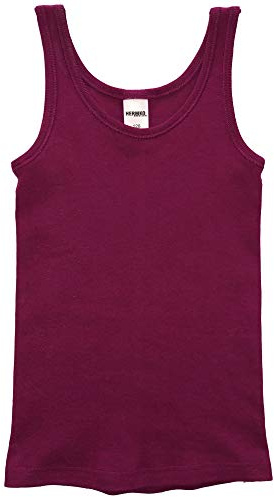 HERMKO 2000 Mädchen Unterhemd aus 100% Bio-Baumwolle, Farbe:Fuchsia, Größe:164