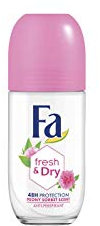 Fa Fresy & Dry Antiperpirant: Pfingstrosensorbet, Roll-on 50 ml