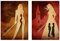 Fan Art Poster Kompatibel Mit Quentin Tarantino Kill Bill Vol.1 und Vol.2 Movie Poster, 2 Poster