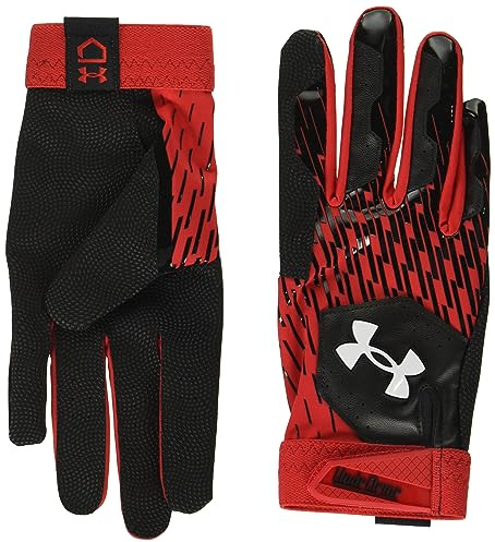 Under Armour Men's Clean Up Baseball Gloves, 001 BLACK, LG