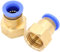 Lot de 2 raccords pneumatiques avec filetage intérieur 1/2 à 12 mm - Qualité industrielle