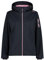 CMP Jacke Hoodie Zip, Anthrazit-Rouge, EU 36, 00un Anthrazit/Rouge, 36