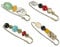 VMINOG broche vintage lot de 4 perle broche broche femme pull écharpe clip broche femme vetement broche pour fermer un décolleté broche clip pour pull vêtements pull chemise(4 modèles)