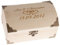 Schatzkiste zur Hochzeit als personalisiertes Hochzeitsgeschenk für das Brautpaar I Groß I Herzen I Verpackung für Geldgeschenk I Spardose mit Gravur