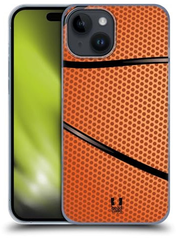 Head Case Designs Basketball Ball Kollektion Harte Rueckseiten Handyhülle Hülle Huelle kompatibel mit Apple iPhone 15