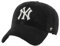 '47 Brand Adjustable Kord Cap CLEAN New York Yankees schwarz