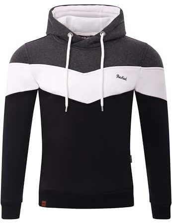 Reslad Kapuzenpullover Herren Sweatshirt | Hoodie Männer Pullover aus bequemer Baumwolle RS-1008