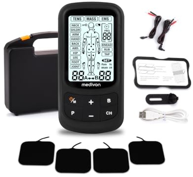 Medivon OdinFlex Muskel Elektrostimulator für EMS/TENS, Trainingsgerät