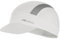 MELASA Cycling Caps Under Helmet, Cooling Mesh Bike Skull Cap with Sun Visor, Sun Protection Cycle Hat for Cycling Running White