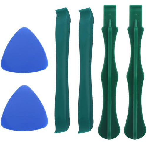 6 in 1 Laptop Opening Tool Repair Kit, Thin Opening Picks Plastic Pry Spudger for Mobile Phone Screen Removal Case Opener