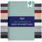 BRB Home Spannbettlaken 200x200cm - Spannbetttuch für Dicke Matratzen bis zu 27 cm 100% Baumwolle Oeko-TEX Zertifiziert Bettlaken Jersey Bettware Bettbezug für Boxspringbett (Grün - 200x200)