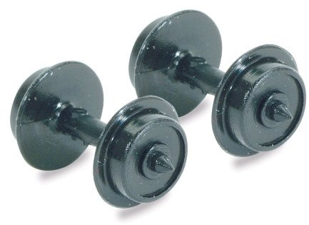 Peco NR-100 Disc Wheels On Axles Hardlon Mouldings