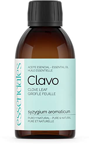 Essenciales - Huile essentielle de Clou de giroffle (syzygium aromaticum), 200 ml | 100% Pure et Naturel