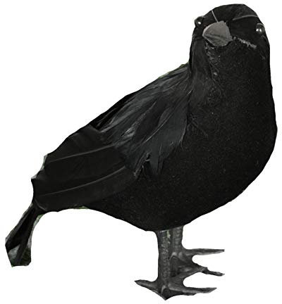 Guirca Rabe schwarz Halloween 25 cm Farbe 1