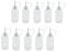 EPRHY 10 Pack Needle Tip Glue Bottle Applicator DIY Quilling Tool Precision Tip Plastic Bottle 10ML