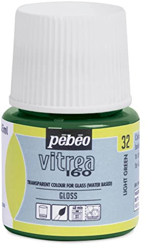 V160 - Vernice per vetro, effetto lucido, 45 ml