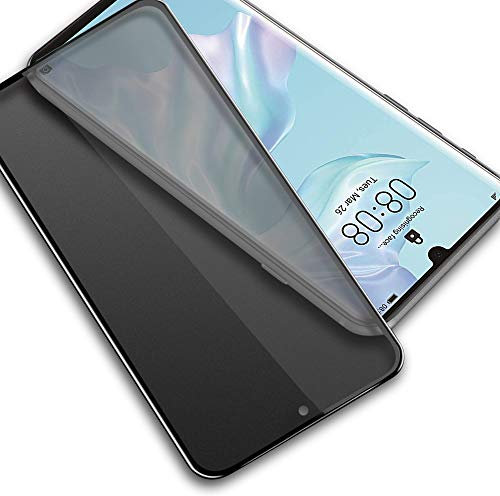 MoEvn Gehärtetes Glas Schutzfolie Privacy für Huawei P30 Pro, Anti-Spy Sichtschutz 3D Full Screen Protector Glass 9H Gehärtetes glasfolie Anti-Kratzer Handy Folie für Huawei P30 Pro (6.47)